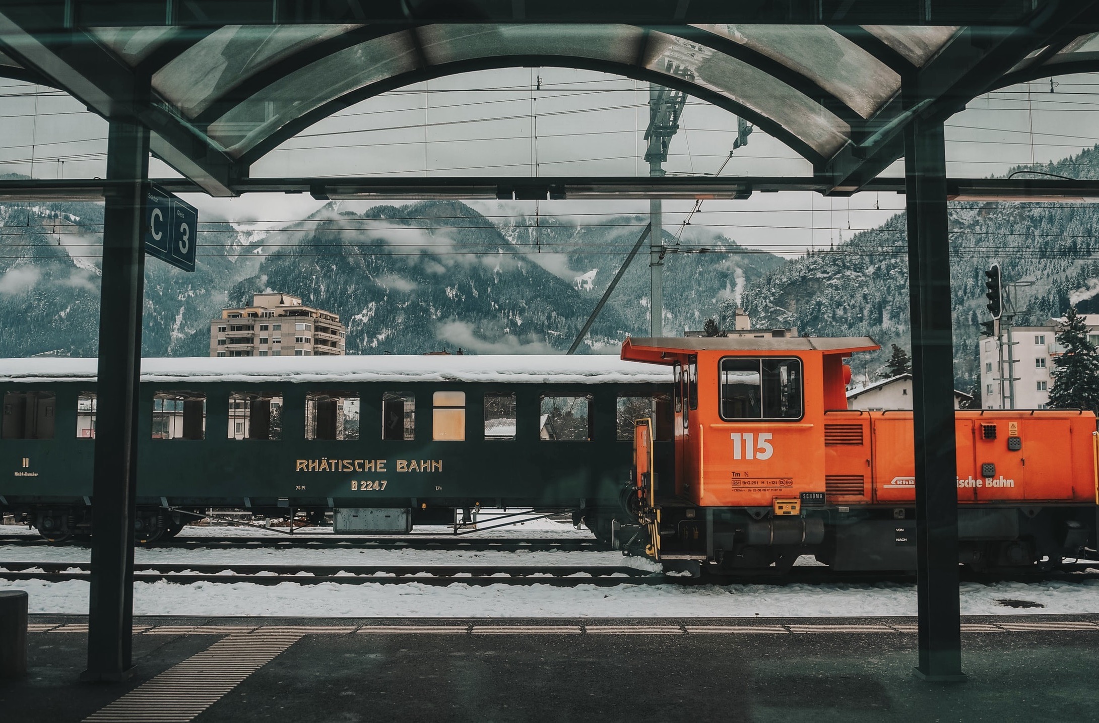 Train at station