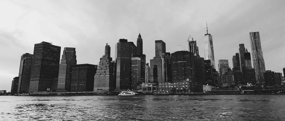 New York City skyline cartoon